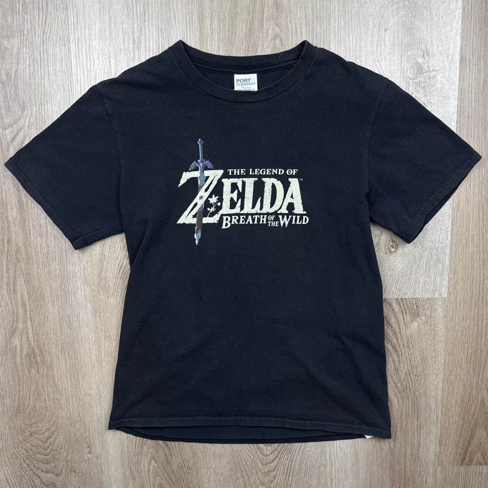 Official Nintendo Zelda Breath of the Wild Graphic Cropped Baby Tee Style